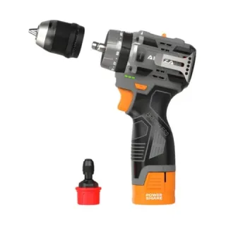 Máy khoan pin Akuza K7 hỗ trợ 3 chức năng khoan, 23 cấp số trượt. Phiên bản mới nhất 2024 – Màu Xám